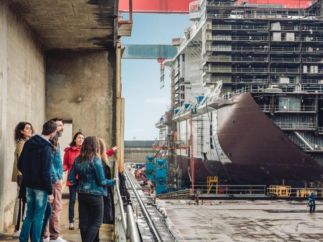 Visiter les chantiers navals de Saint-Nazaire