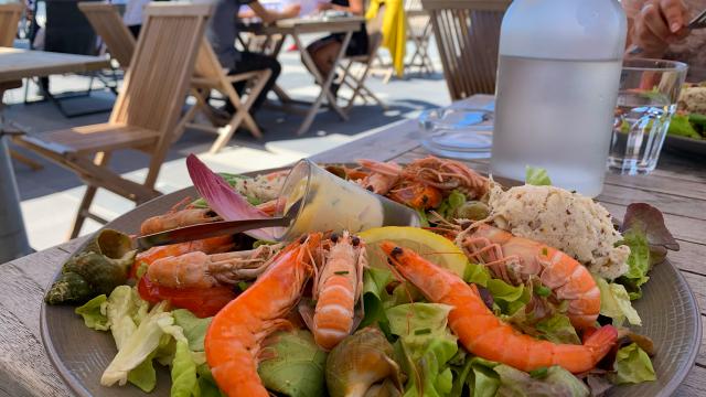 Restaurant sur le front de Saint-Nazaire