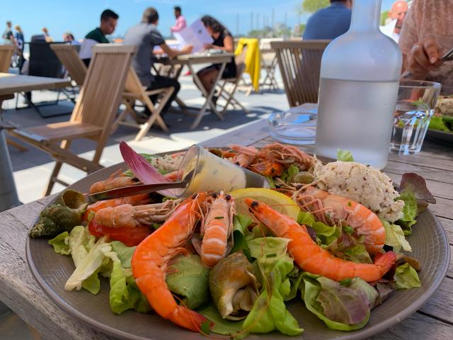 Restaurant sur le front de Saint-Nazaire