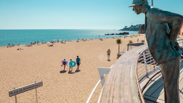 Plage de Monsieur Hulot à Saint-Marc sur Mer