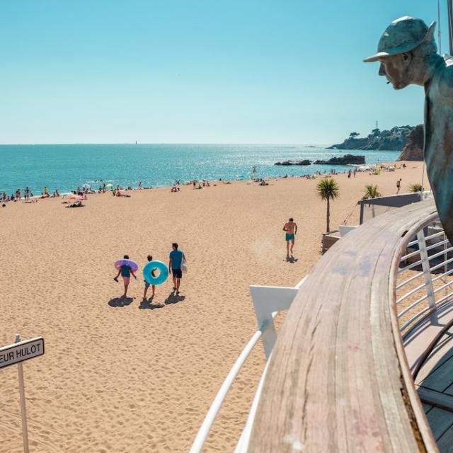 Plage de Monsieur Hulot à Saint-Marc sur Mer