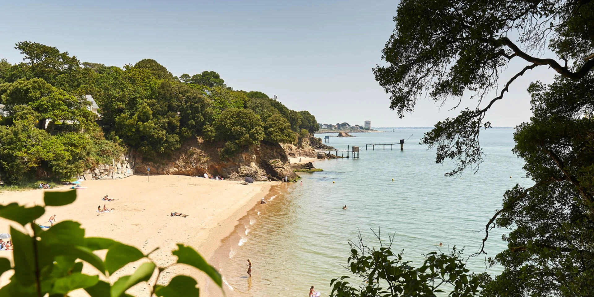 Plage de Porcé à Saint-Nazaire