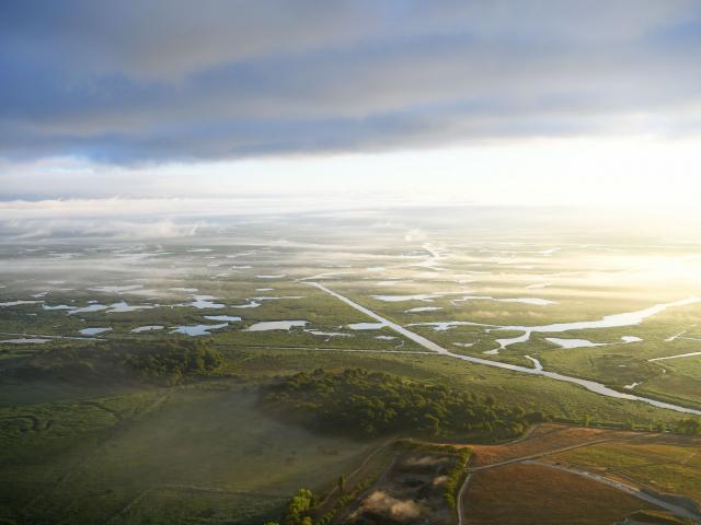 Brière vue du Ciel - Saint-Nazaire