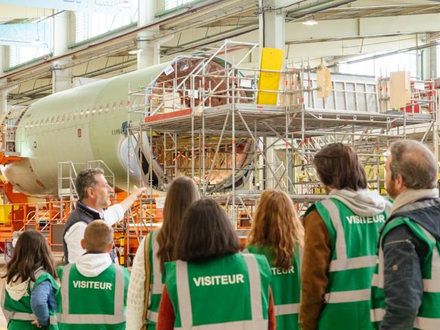 Visite guidée d'Airbus Atlantic