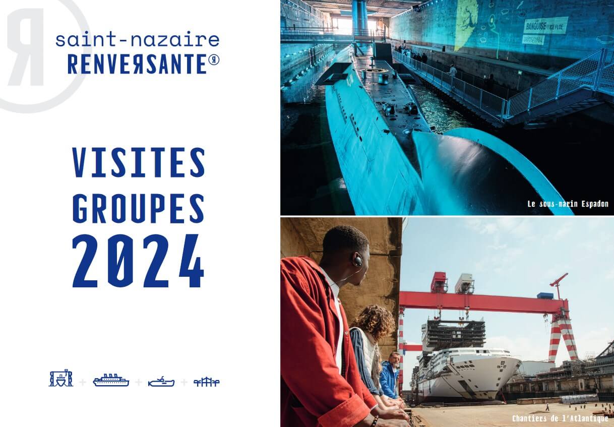 Couverture Brochure Saint-Nazaire Renversante Groupes 2024