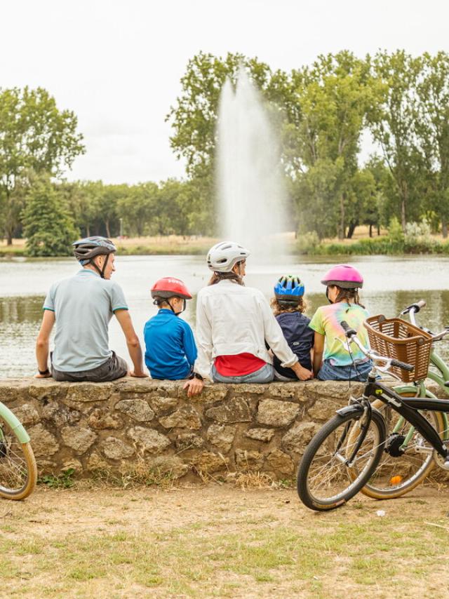 Balade à vélo au Parc Paysager