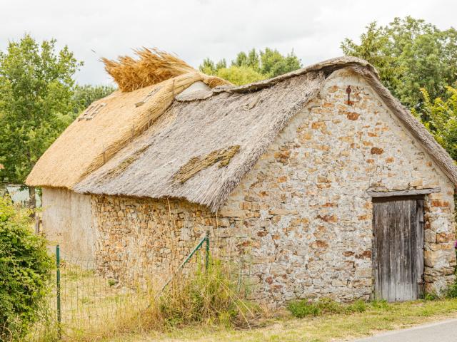 Chaumière sur l'île de Fédrun