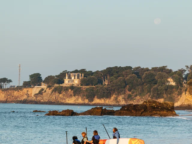 Paddle à la plage de Monsieur Hulot