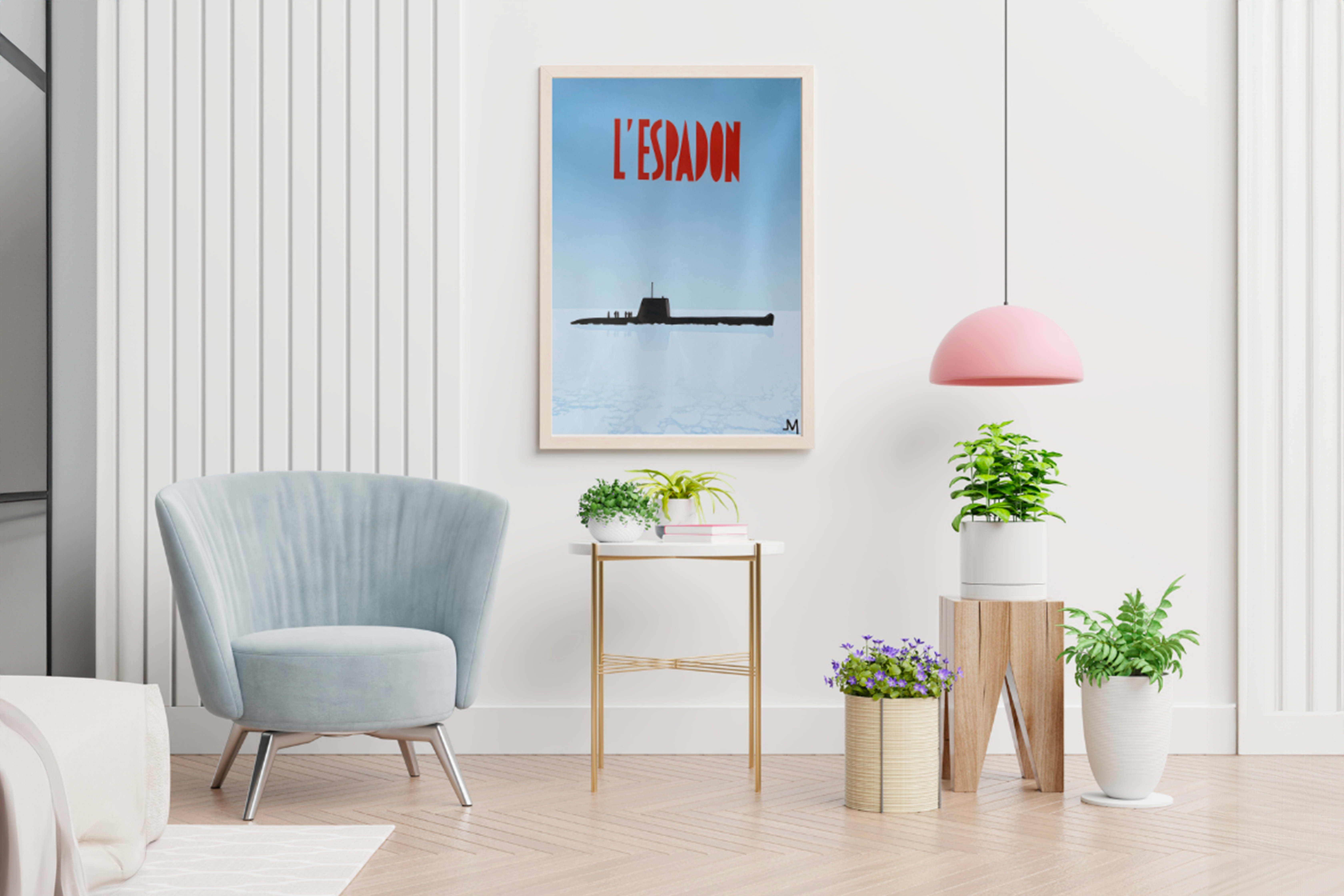 Idee Cadeaux Poster Sous Marin Espadon