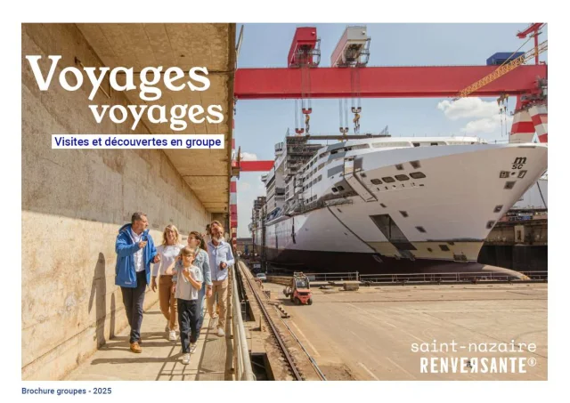 Couv Brochure Visites Groupes Saint Nazaire Renversante 2025